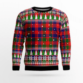 Clan Gow Modern Tartan Christmas Ugly Sweater IW89 Gow Modern Tartan Tartan Ugly Sweater